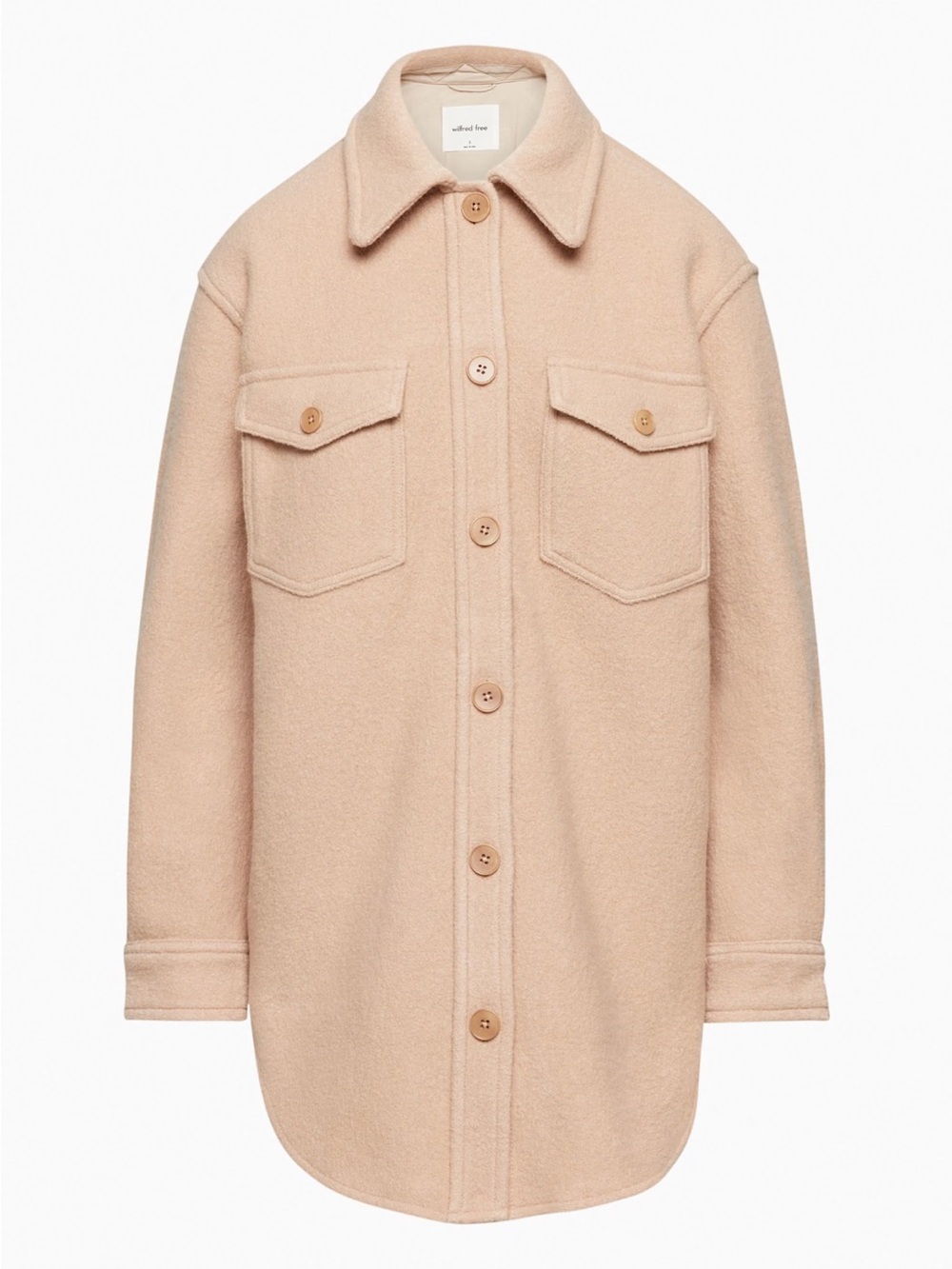 Aritzia Wilfred Free Ganna Shirt Jacket – Chasm, Size M